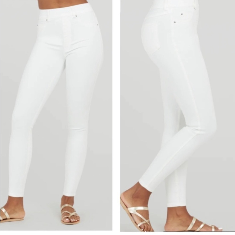 NWT Spanx Ankle Skinny White jean-ish Jegging Jeans Size XS Brand New with Tags